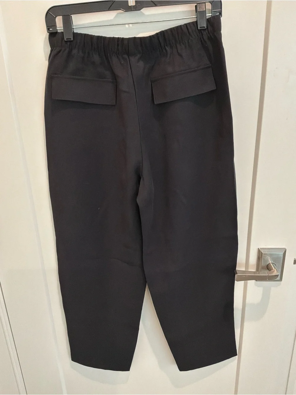 Zara Black Drawstring Jogger Trousers